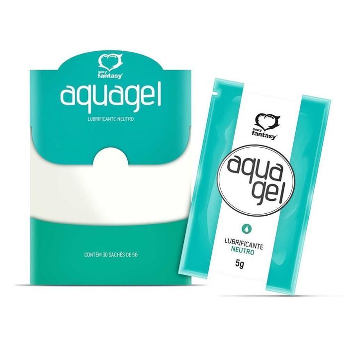Aqua Gel Lubrificante Neutro 5g Sexy Fantasy