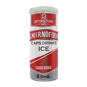 Smirnofoda Ice Caps Drink Bolinhas Beijáveis 03 Unidades Satisfaction