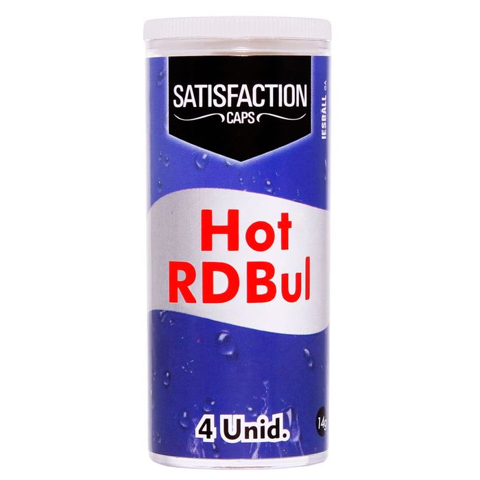 Bolinha Quadriball Hot Red Bull 04 Unidades Satisfaction