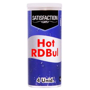 Bolinha Quadriball Hot Red Bull 04 Unidades Satisfaction
