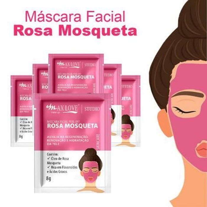 Máscara Rosa Mosqueta Facial 8g Max Love