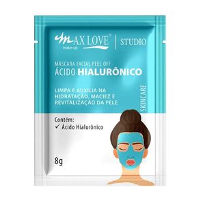 Máscara ácido Hialurônico Facial Peel Off 8g Max Love