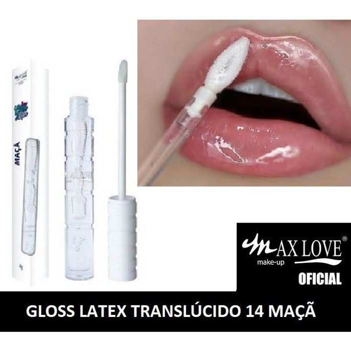 Gloss Latex Brilho Labial Com Sabor 5ml Max Love