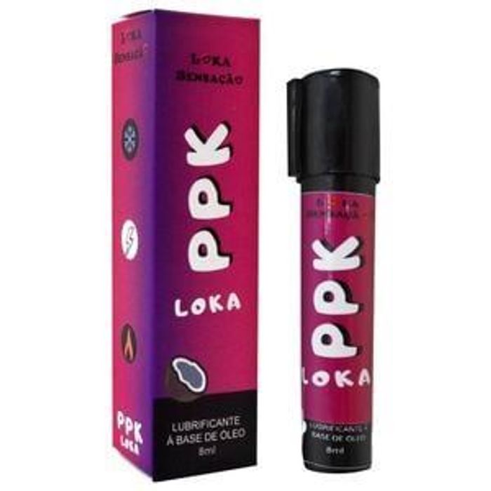 Ppk Loka Lubrificante óleo Beijável 8ml Loka Sensação