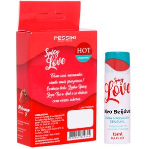 Spicy Love Hot Esquenta óleo Beijável 15ml Pessini