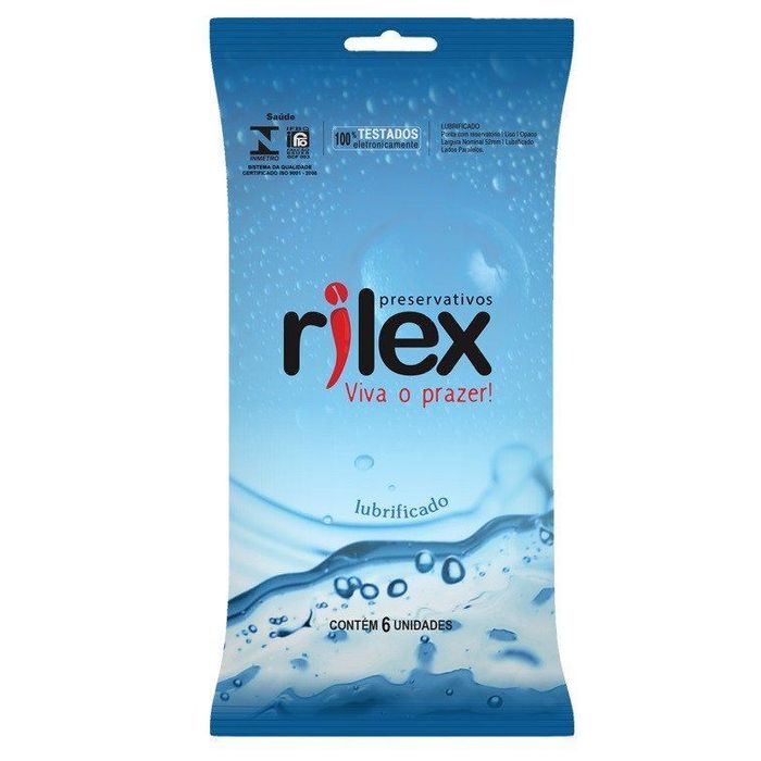 Preservativo Lubrificado 6 Unidades Rilex