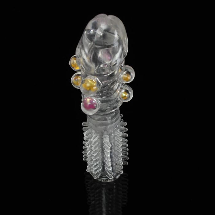 Capa Peniana Sets Crystal Com Pérolas Massageadoras Vibe Toys