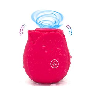 Massageador Formato Flower Rosa 10 Modos De Vibração Em Silicone Vibe Toys