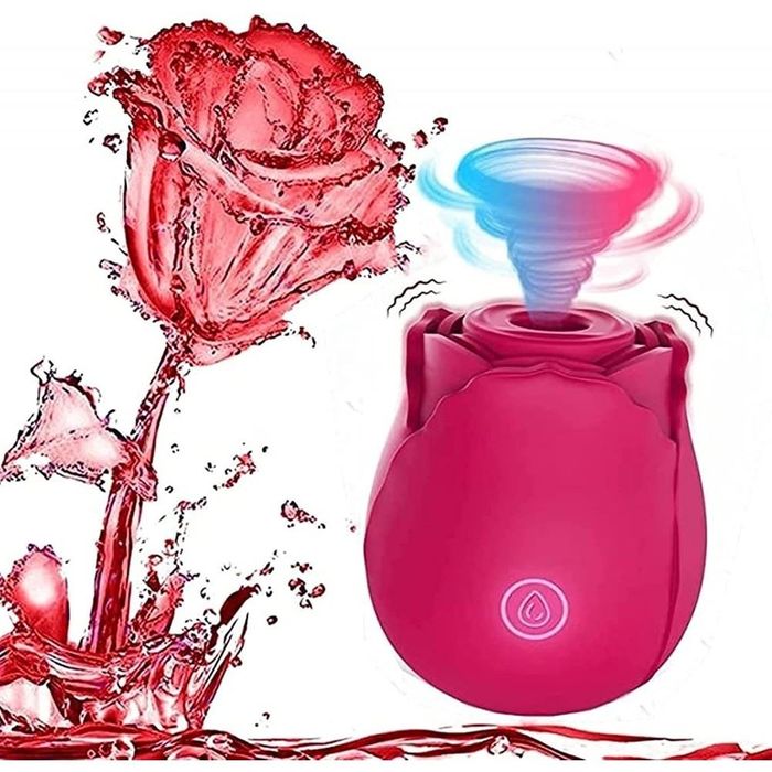 Massageador Formato Flower Rosa 10 Modos De Vibração Em Silicone Vibe Toys