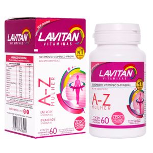 Lavitan Mulher Vitaminas A-z 60 Cápsulas Cimed
