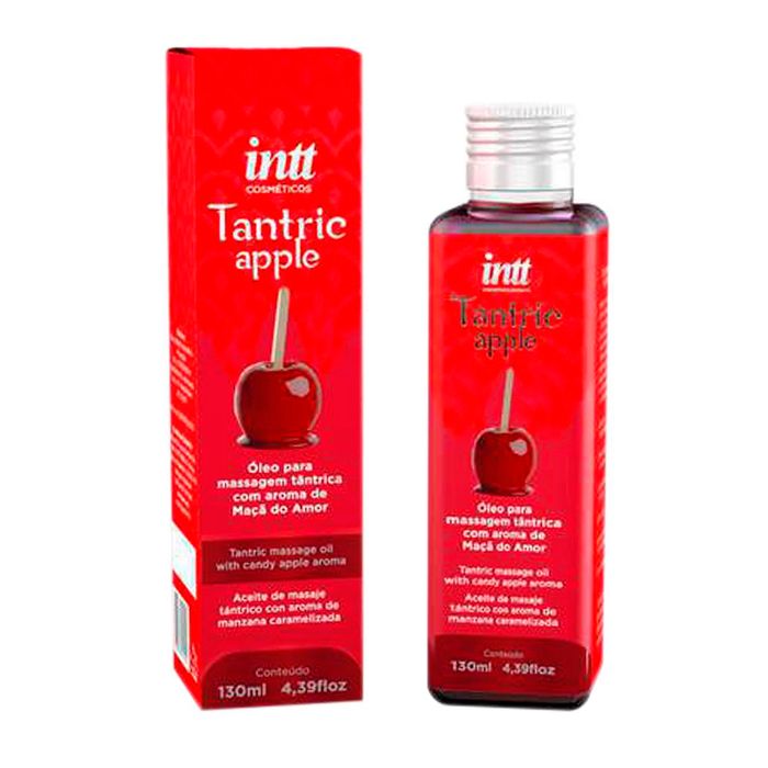 óleo Tantric Apple Aroma Maçã Do Amor 130ml Intt