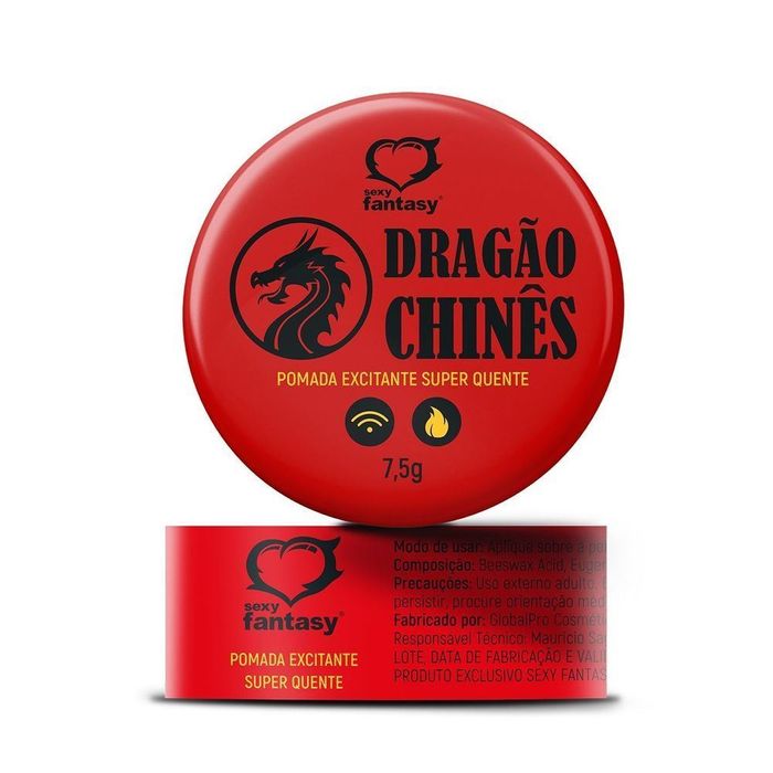 Pomada Dragão Chinês 7,5g Sexy Fantasy