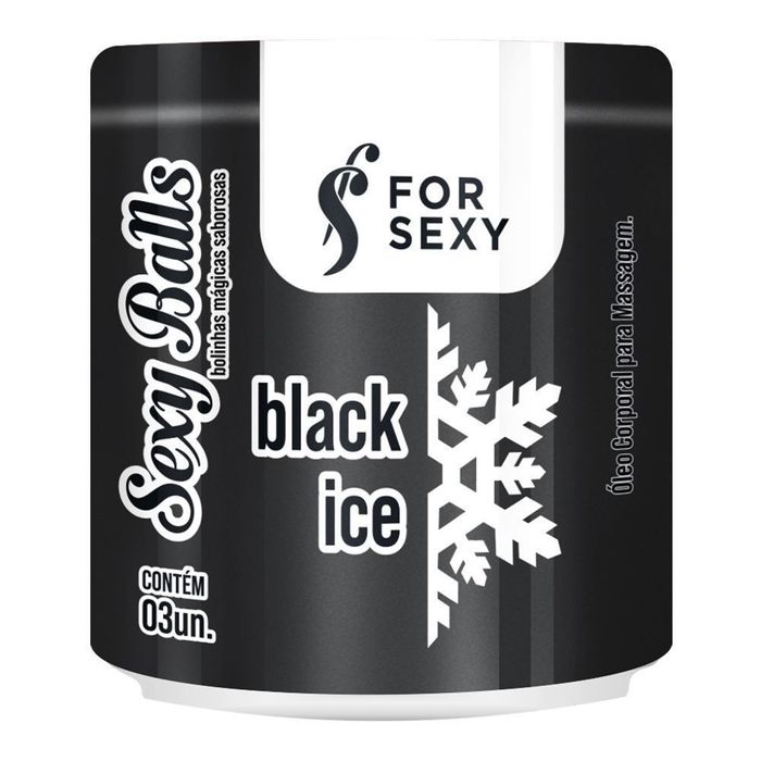 Sexy Balls Black Ice Bolinha 3uni Forsexy