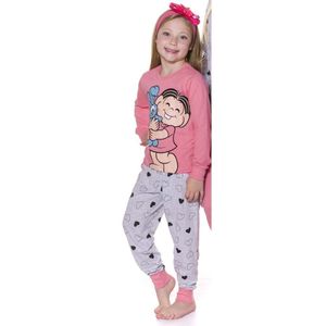 Pijama Infantil Feminino Turma Da Mônica