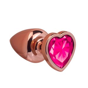 Plug Anal Coração Unique Rosê La Pimienta