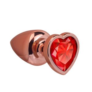 Plug Anal Coração Unique Rosê La Pimienta
