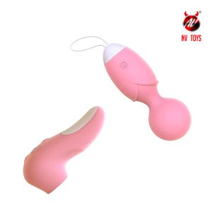Massageador De Clitoris Even Duplo Com Função Aquecimento Nv Toys