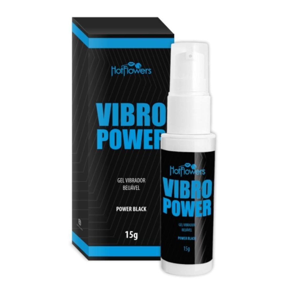 Vibro Power Vibrador Líquido Beijável 15g Hot Flowers Litoral Sex Shop 6606