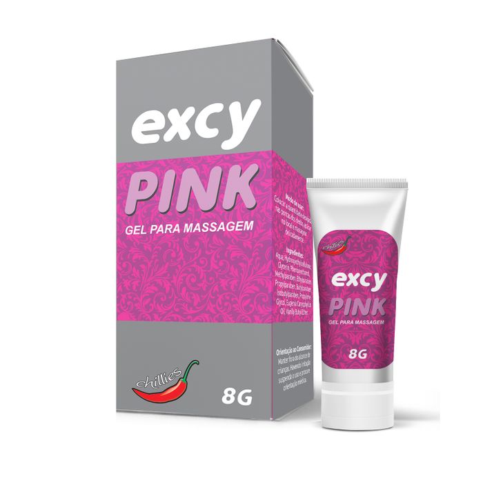 Excy Pink 8 Gr Excitante Feminino Chillies