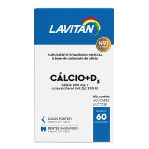Lavitan Cálcio +d3 60 Comprimidos Cimed