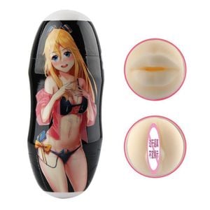 Masturbador Masculino Duplo Blond Girl Vibe Toys
