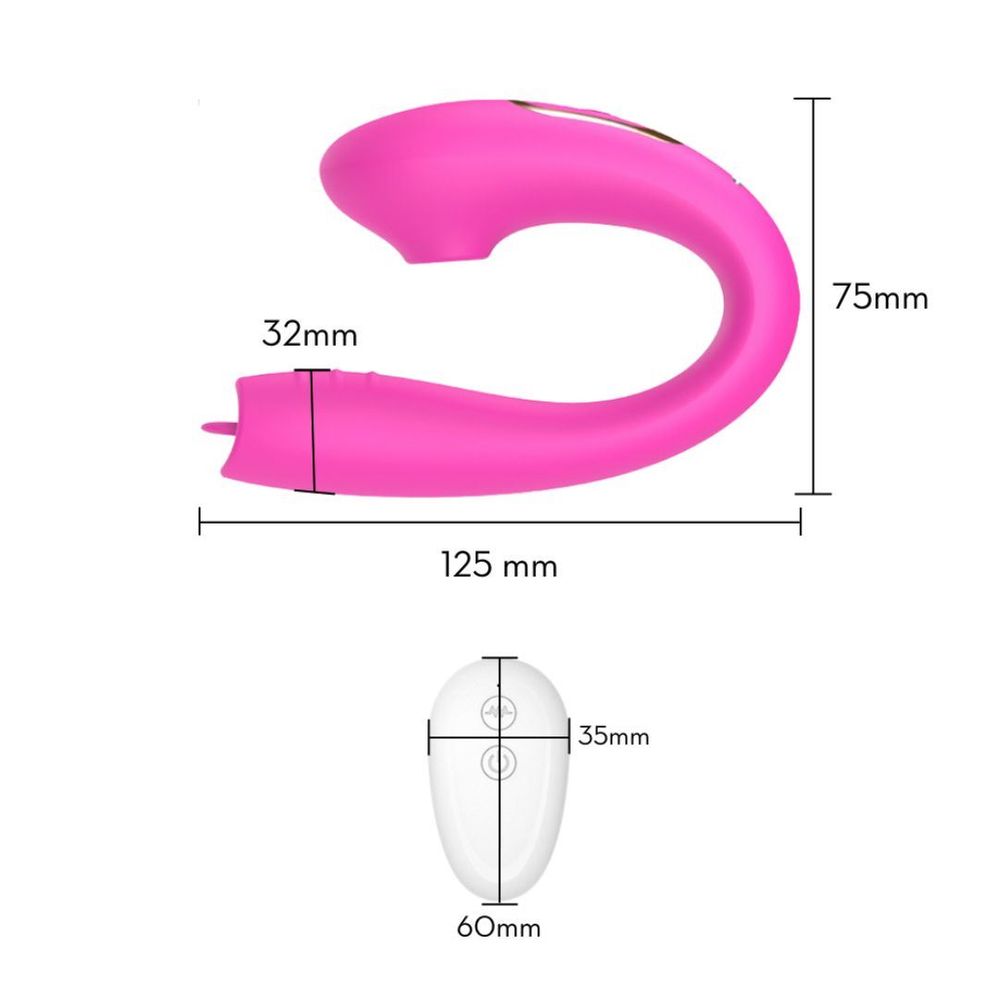 Vibrador Estimulador Clitoriano Dupla Função Vibe Toys Litoral Sex Shop