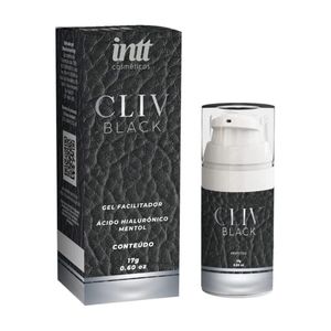 Cliv Black Gel Facilitador Anal Com ácido Hialurônico E Mentol 17g Intt