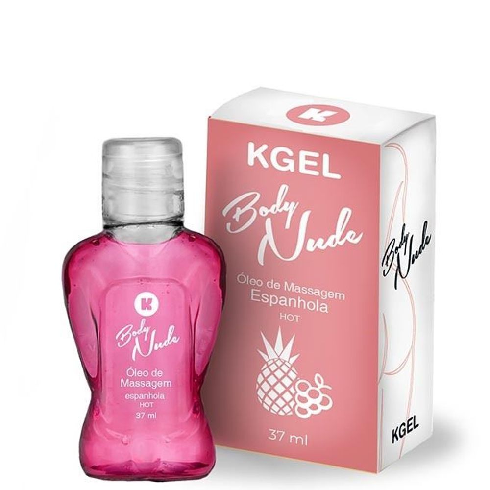 body nude óleo de massagem hot 37ml k gel