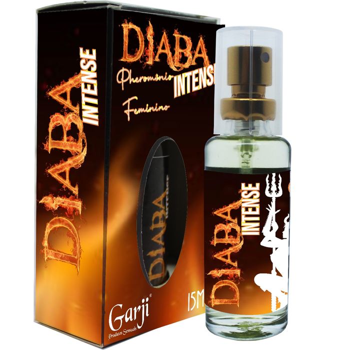 Perfume Feminino Com Pheromônio Diaba Intense 15ml Garji