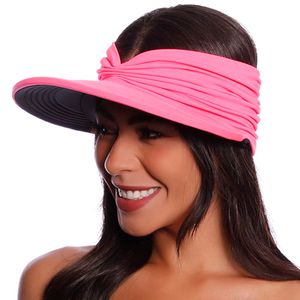 Chapéu Viseira Turbante Dupla Face Pink Lingerie