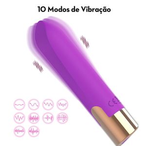Cápsula Vibratória Lip Em Silicone 10 Modos De Vibração Vibe Toys