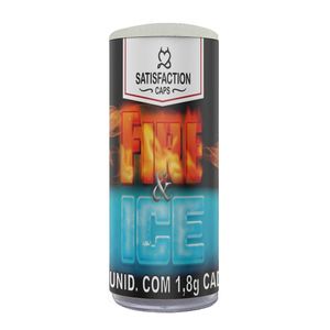 Fire & Ice Bolinha Com óleo Para Massagem Esquenta E Gela 03 Unidades Satisfaction Caps