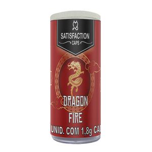 Dragon Fire Bolinha Com óleo Para Massagem Corporal 03 Unidades Satisfaction Caps