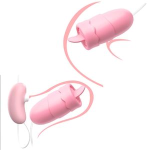Cápsula Vibratória Dupla Com Capa Removível E Língua Estimuladora 10 Vibrações E Pulsação Lilo