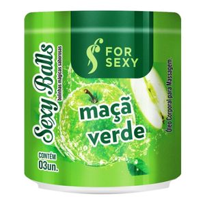 Sexy Balls Beijável óleo Corporal Em Bolinha 3uni Forsexy