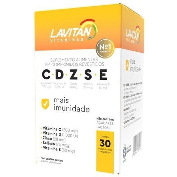 Lavitan Imunidade Cdz 30 Comprimidos Cimed