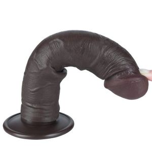 Pênis Realístico Flexível Com Pele Deslizante E Ventosa 20 X 3,8cm Vibe Toys