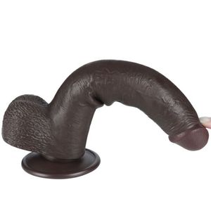Pênis Realístico Flexível Com Pele Deslizante Escroto E Ventosa 22 X 3,7cm Vibe Toys