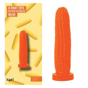 K-fruit Toys Prótese Em Formato De Milho 16 X 3,5cm Kgel