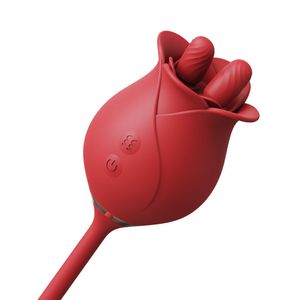 Vibrador Duplo Flexível Rose 10 Modos De Vai E Vem E Estimulação Vibe Toys