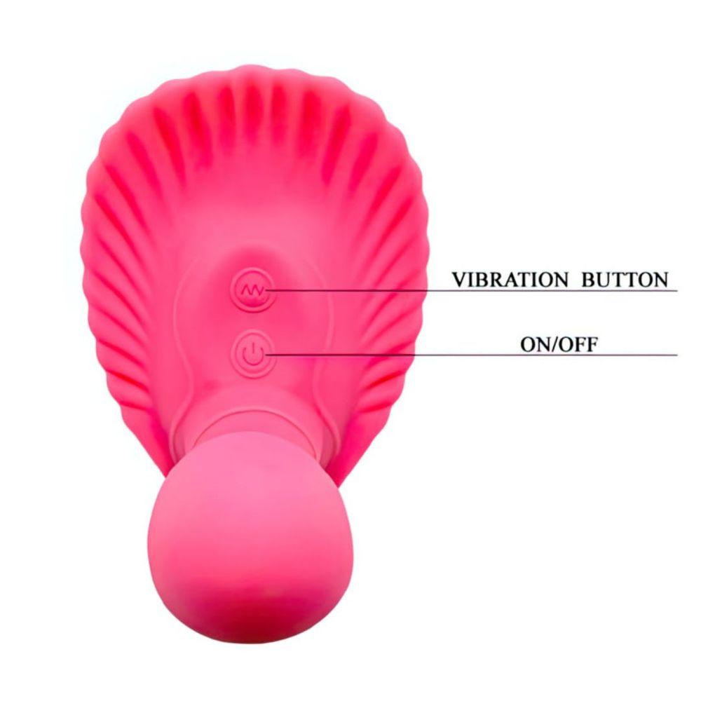 Vibrador Ponto G Fancy Clamshell Com Estimulador Clitoriano 30 Vibrações Pretty Love Litoral 3492