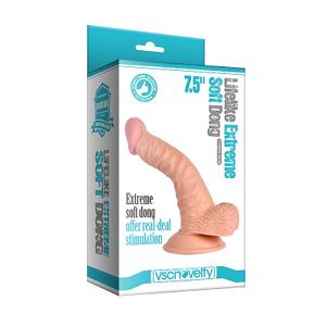 Prótese Pênis Realistico Lifelike Extreme Soft Dong 7.5 Vibe Toys