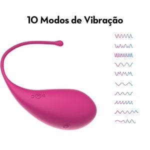 Cápsula Vibratória Com Controle Remoto 10 Vibrações Vibe Toys