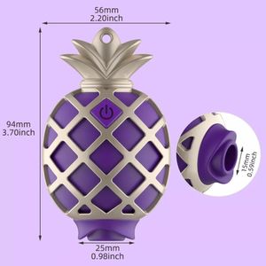 Estimulador Pineapple Com 7 Modos De Pulsação Vibe Toys