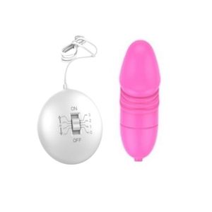 Cápsula Vibratória Formato Pênis Com Controle Remoto Vibe Toys