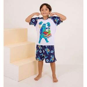 Pijama Masculino Infantil Monstros S.a Amável Moda Intima