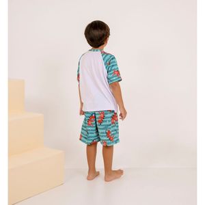 Pijama Masculino Infantil Dinoussauro Amável Moda Intima