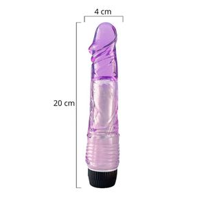 Pênis Realístico Em Jelly Com Vibro 20 X 4cm Vibe Toys