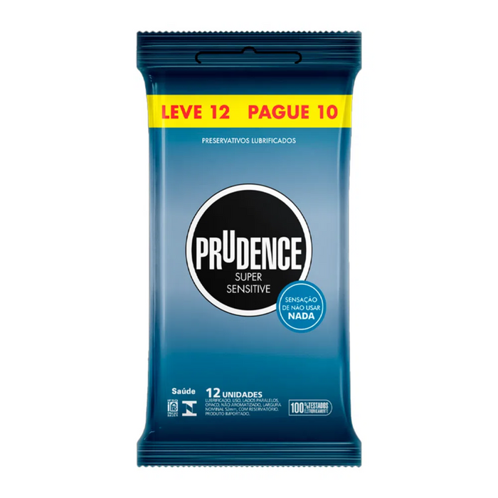 Preservativo Super Sensitive 12 Unidades Prudence