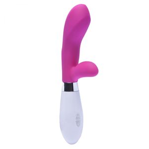 Vibrador Em Silicone Com Estimulador De Clitoris 10 Vibrações Dick